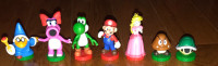Super Mario Chess Piece Figures Lot Birdo Yoshi Princess Peach +