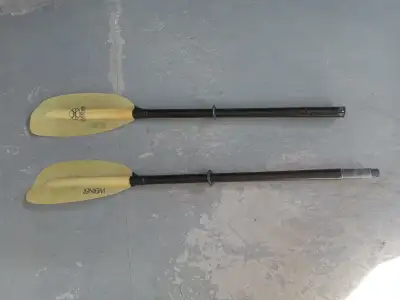 2 piece Werner kevlar kayak paddle, like new.