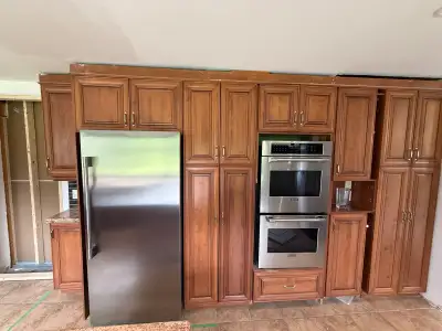 Kitchen cabinets and countertop, View more