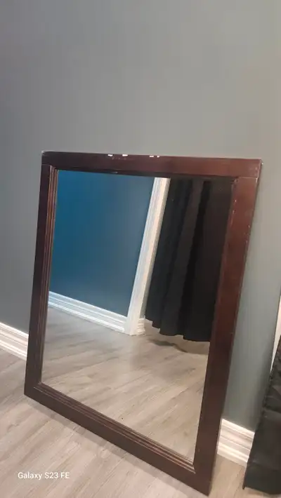 Large Wall Mirror – Wooden Fram, View more