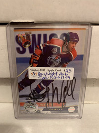 Doug Weight Oilers AUTO Hockey Card Showcase 305