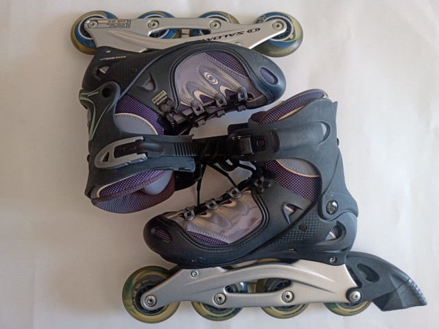 Woman’s Salomon DR85 size 7 Rollerblades  in Skates & Blades in Oshawa / Durham Region - Image 2