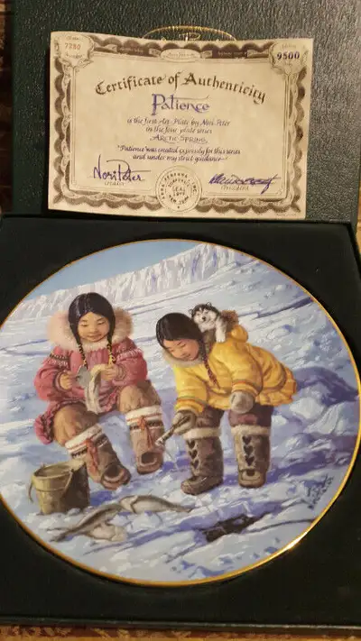 Nori Peter Patience Arctic Spring Collector Plate # 7280 - 9500, View more