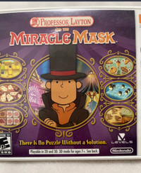 Professor Layton and the Miracle Mask DS game