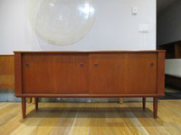 Small MCM Teak Credenza by R. Huber & Co. Ltd.