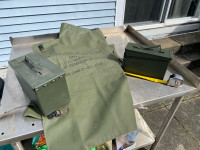 Army military ammo boxes & grille cover Willys jeep mb CJ2A 