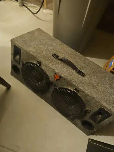 Listen up, music aficionados! Feast your eyes on these Earthquake Sound speakers, ready to rumble yo...