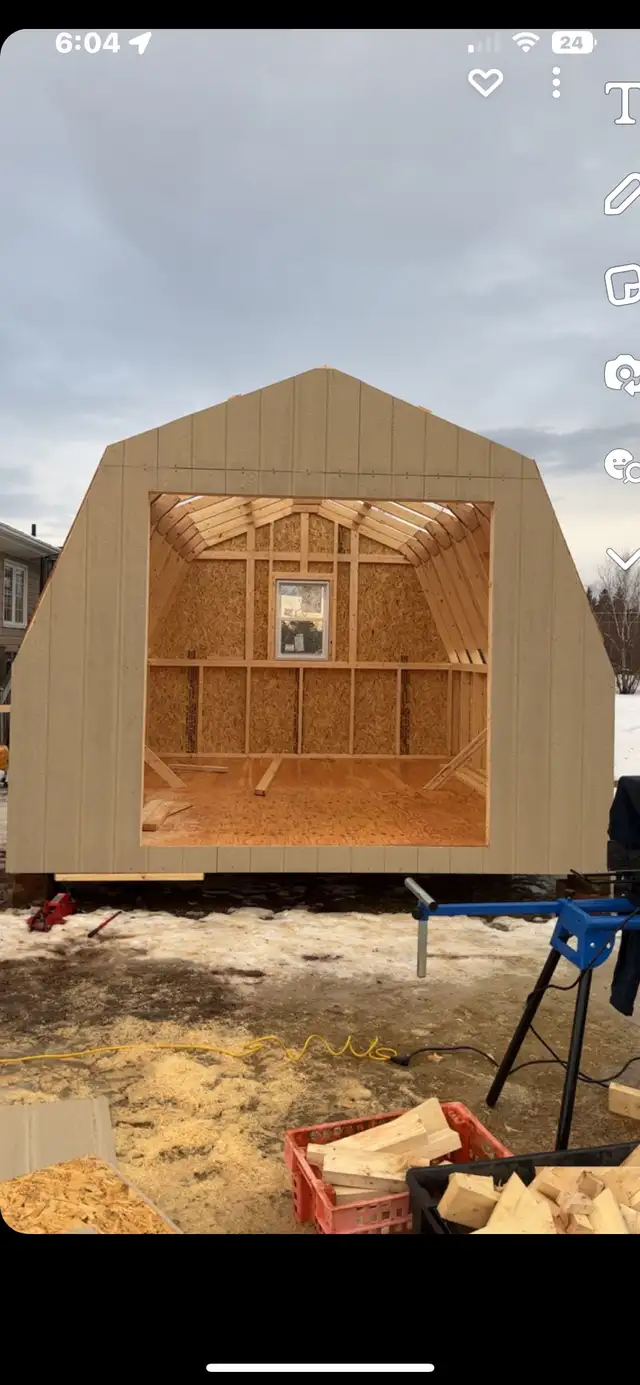 12x16 Gambrel shed  in Outdoor Tools & Storage in Summerside - Image 9