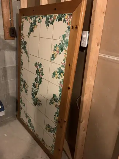 Table floral colour and legs come separately, View more