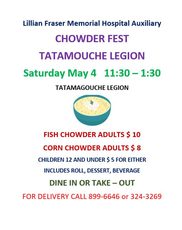 HOSPITAL CHOWDER FEST in Events in Truro