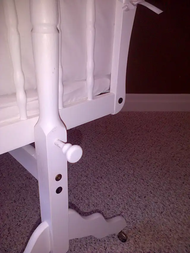 Vintage Baby Cradle with Bedding in Cribs in Trenton - Image 5