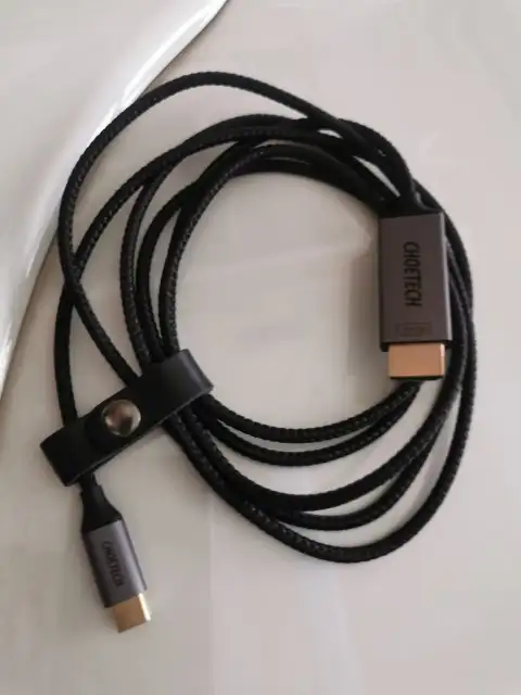 Choetech USB Type C to HDMI V2.0 Cable, 4K @ 60Hz, Aluminum, in Cables & Connectors in Markham / York Region - Image 2