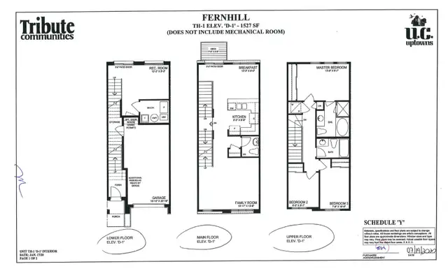 New Luxury 3BR Townhouse for Rent in Oshawa | Garage | Finished
