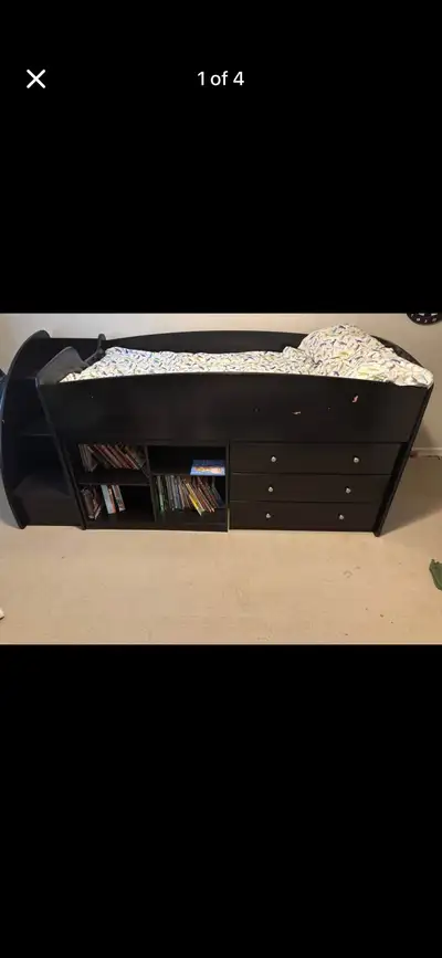 Pending pickup - Twin loft bed set - Ashley Furniture, View more