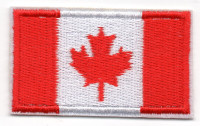 Patch Écusson EMBLEME Canada Drapeau Rouge Emblem Insigne Moto