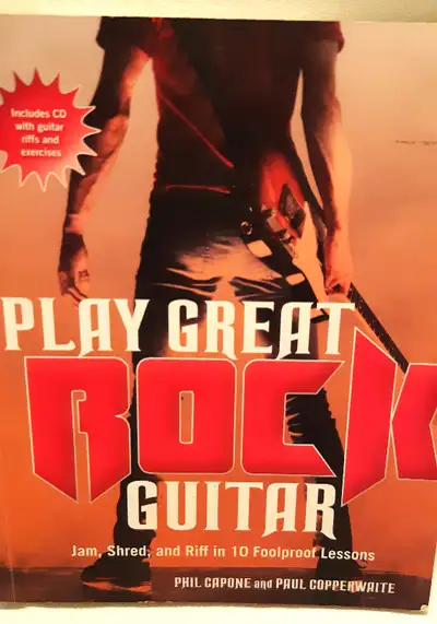 In ten easy lessons, PLAY GREAT ROCK GUITAR will take you from closeted air guitarist to real-life r...
