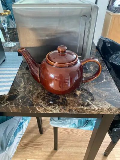 ceramic brown tea pot, View more