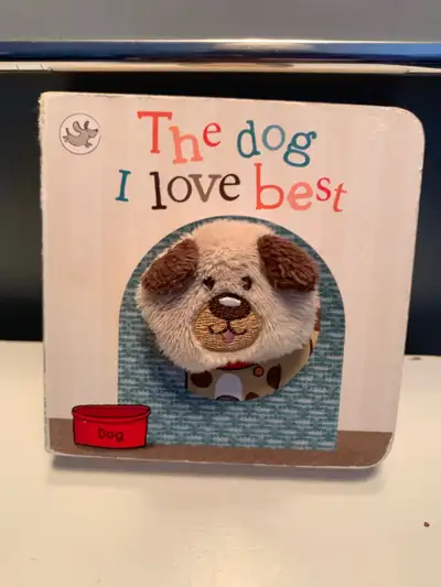 Dog I Love Best Finger Puppet Board Book, View more