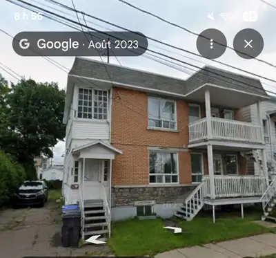 Beau 4½ dans un Duplex au 2ème étage. 2655 ave. Marineau à Shawinigan, secteur Plaza. 850$/mois. Deu...