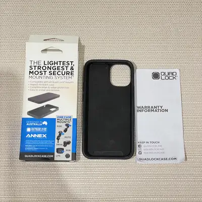 New Quad Lock Case for iPhone 12 Mini Black, View more