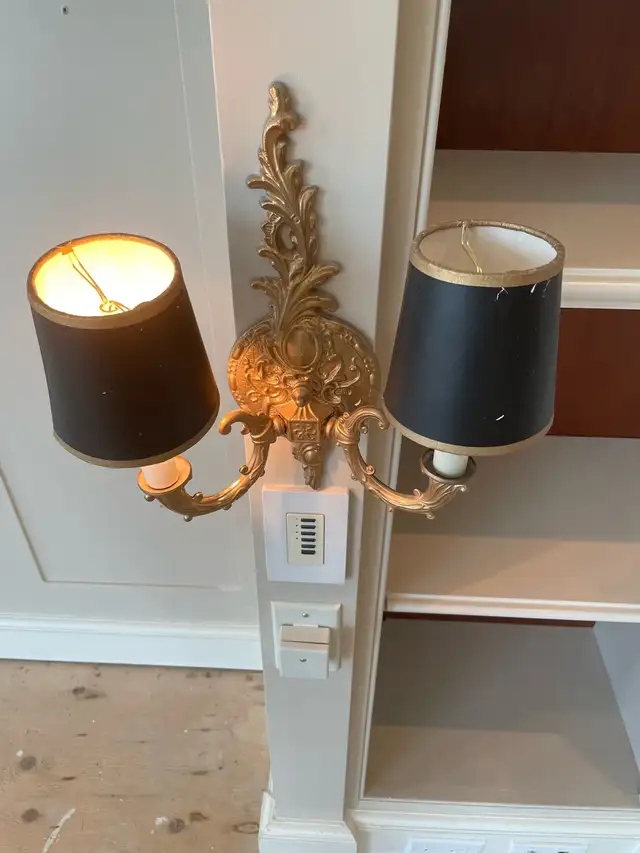Antique brass sconces63234678640771121