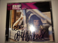 Autographed Bif Naked Purge CD