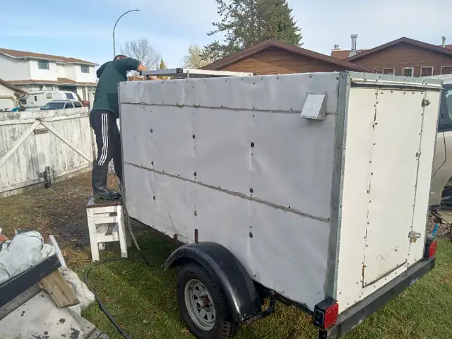 Enclosed Fully Insulated Cargo Pizza/Vegetables Trailer in Cargo & Utility Trailers in Prince Albert - Image 3