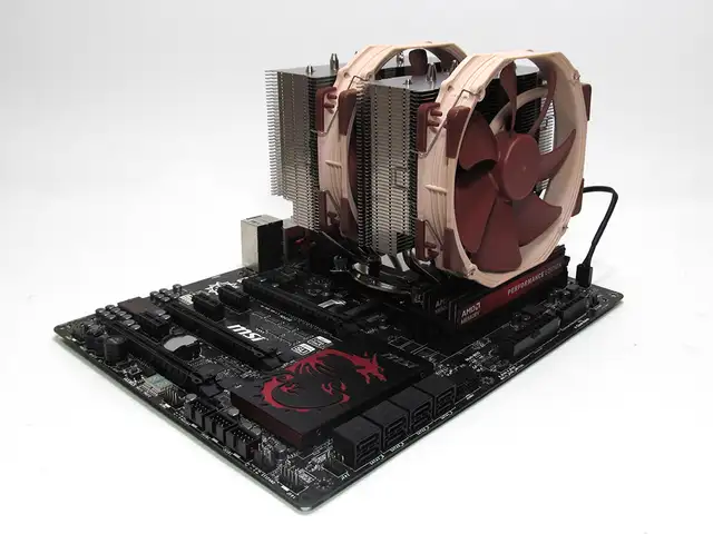 Noctua NH-D15 CPU Cooler with 2X NF-A15 PWM 140mm Brown Fans62863279973249121