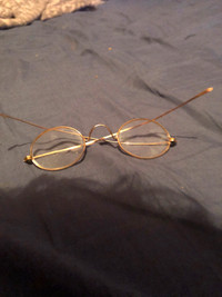 Antique gold Spectacles. Opened 200yr old time cap for my family