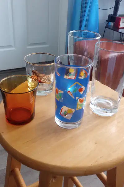 413A Five Misc Glasses $3, View more