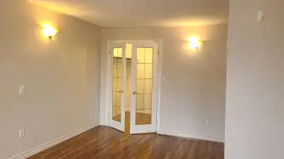 Large bright one bedroom apartment. Includes fridge, stove, 1 parking spot and heat. Coin laundry in...