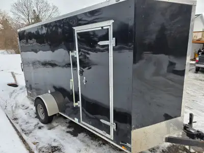 Selling my 2023 14x7 cargo trailer. Has an upgraded 5000lb axle, and upgraded swing jack. Only reall...