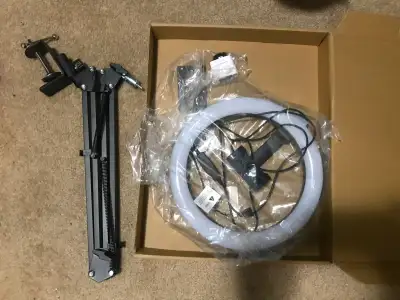 10" Ring Light with Overhead Phone Mount, View more