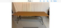Table. 87 “ long.   30 wide and  29 high