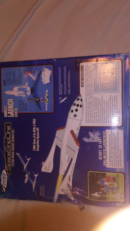 RARE ESTES  MOJAVE AEROSPACE SPACESHIP ONE FLYING MODEL KIT 1/30 in Hobbies & Crafts in London - Image 2