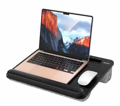 Portable Lap Desk with Pillow Cushion, Fits up to 14 inch Laptop, View more