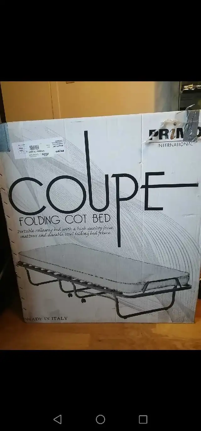 Folding Cot bed/lit pliant in Beds & Mattresses in City of Montréal - Image 7