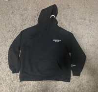 Black essentials hoodie