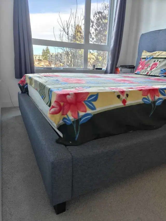 Queen Bed with Headboard – Like New in Beds & Mattresses in Delta/Surrey/Langley - Image 5