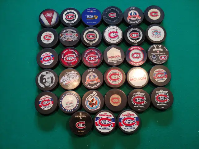 33 rondelle puck canadiens montreal hockey nhl lnh lafleur in Arts & Collectibles in Laurentides - Image 2
