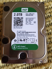 Western Digital 3 1/2" 2tb internal hard drive.