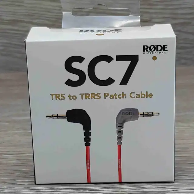 FOUR (4) NEW Rode SC7 3.5mm TRS to TRRS Patch Cables BUNDLE in Pro Audio & Recording Equipment in City of Toronto - Image 3