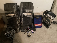 Goalie pad and equipment