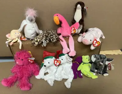 BEANIE BABY 13 Various Baby’s W / Tags , View more