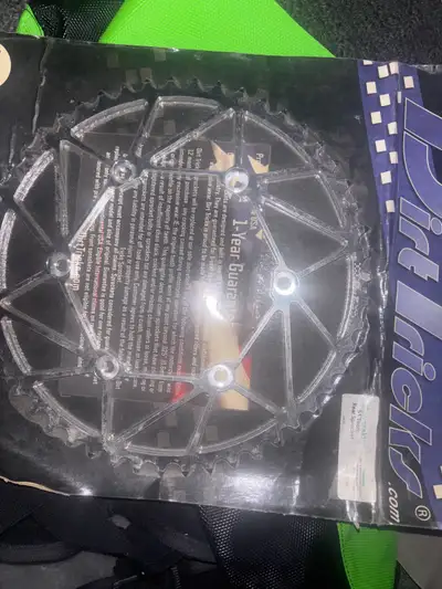 New Kawasaki Dirt tricks 51 tooth rear sprocket. $100 403-360-9486