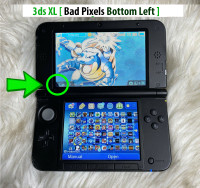 128GB Nintendo 3DS XL《 Bad Pixels 》ALL POKEMON 500+ Games