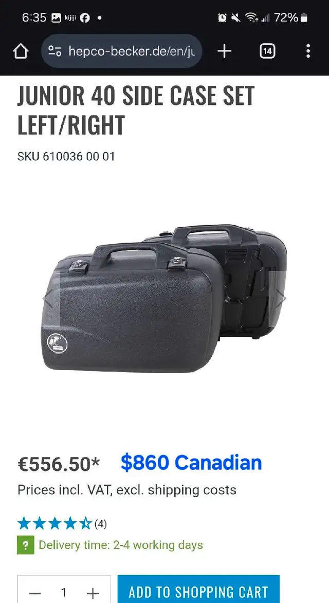 Triumph Bonneville T100 and SE 2002 - 2017 luggage in Motorcycle Parts & Accessories in City of Toronto - Image 9
