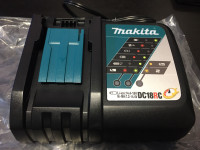 New! Genuine Makita 18V Fan-cooled Rapid Optimum Charger DC18RC
