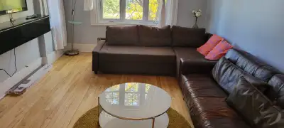 6 et demi tout équipé, 3 chambres, salon double, cuisine, SdB