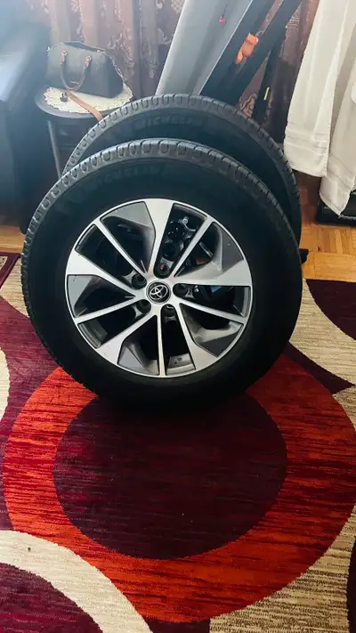 4 season tire Alloy rim. 2 available 225/65R17 Toyota RAV4 2018 xLe